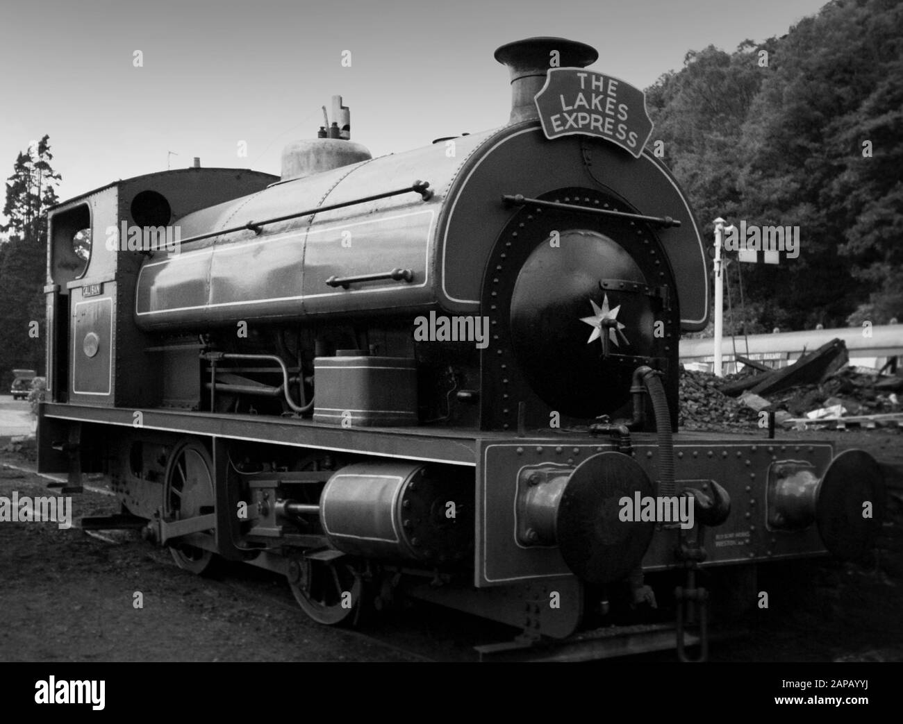 Lakeside und haverthwaite Railway cumbria UK Stockfoto