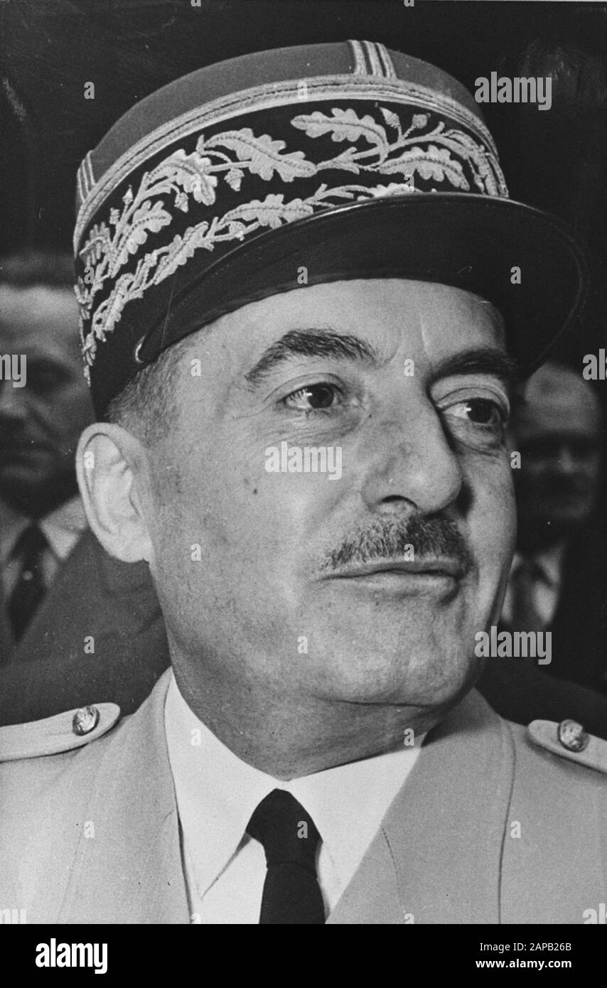 Französisch Marokko Hauptpersonen: General Guillaume (...); Stockfoto