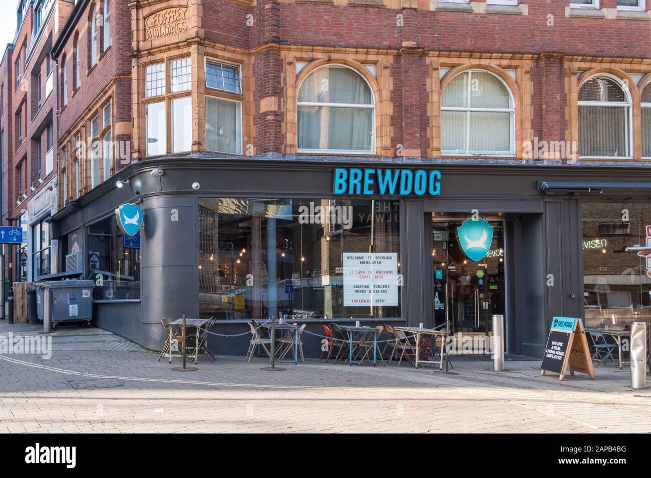 Brewdog Bar in der John Bright Street, Birmingham, Großbritannien Stockfoto
