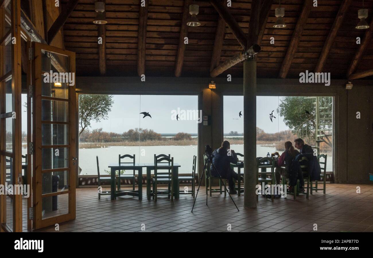 José Antonio Valverde, Innensteigerzentrum im Nationalpark Doñana, Andalusien, Huelva, Spanien. Stockfoto