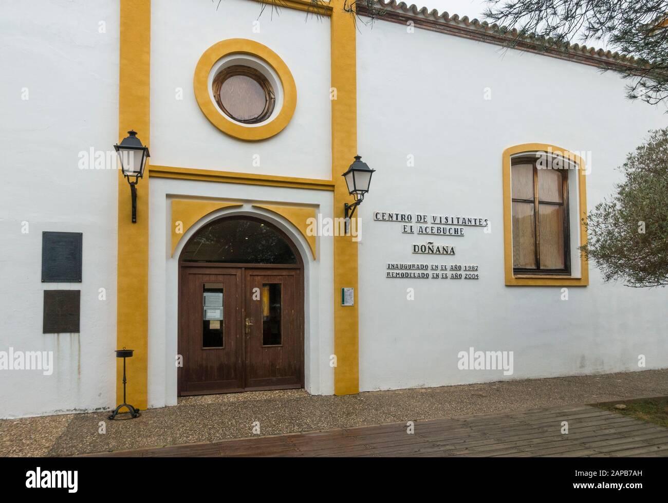Besucherzentrum El Acebuche Nationalpark von Doñana, Andalusien, Huelva, Spanien. Stockfoto