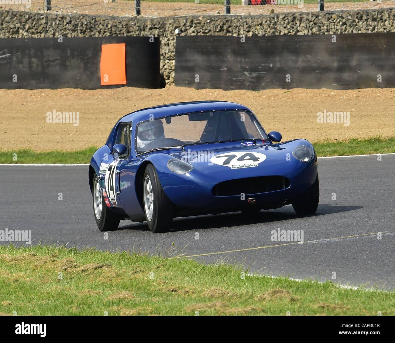 Steven Farrall, Diva GT, HSCC Historic Road Sports Championship, Production Sports and GT Cars, 1947 bis 1969, HSCC Legends of Brands Hatch Super Prix, Stockfoto