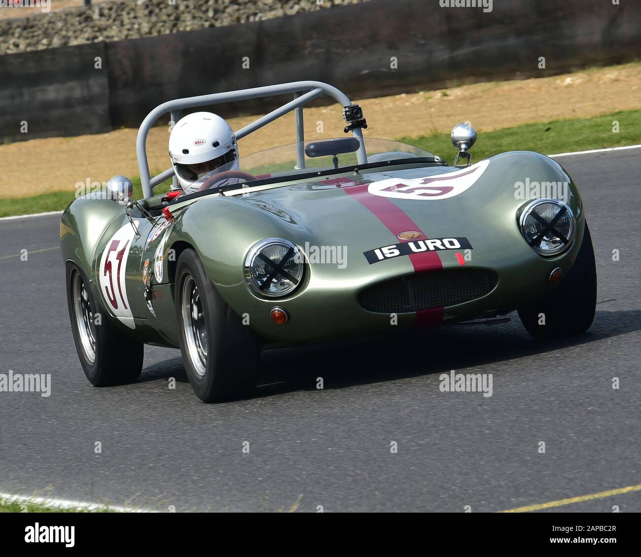 Shadi Eddin, Ginetta G4, HSCC Historic Road Sports Championship, Seriensportwagen und GT-Fahrzeuge, 1947-1969, HSCC Legends of Brands Hatch Super Prix, Stockfoto