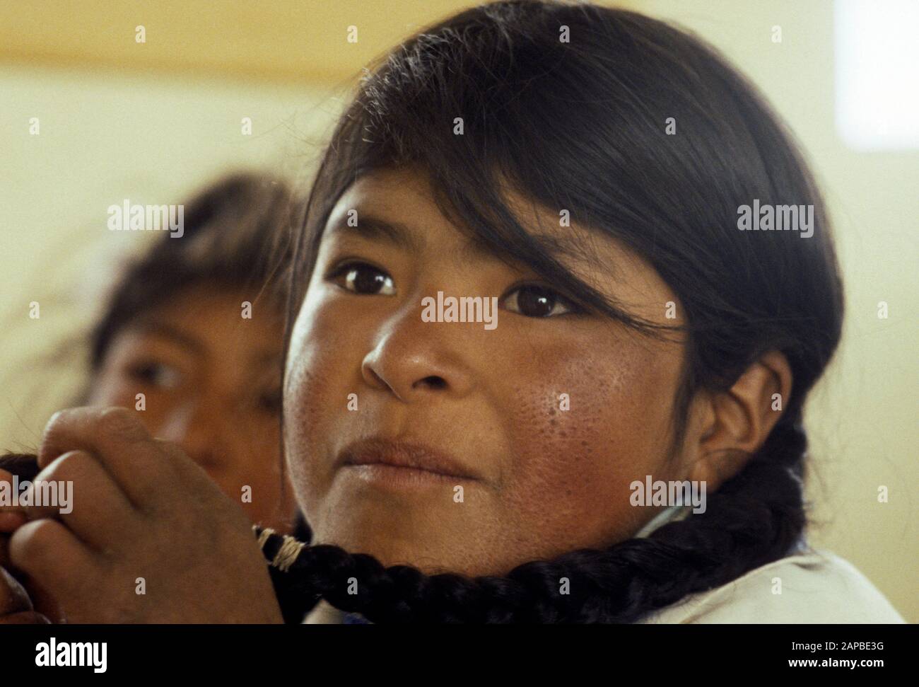 Bolivien Kind von La Paz Foto von Sean Sprague Stockfoto