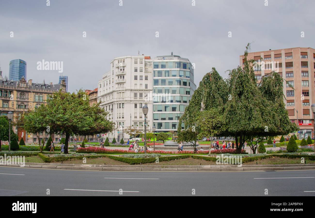 Bilbao in Nordspanien 2019 Stockfoto