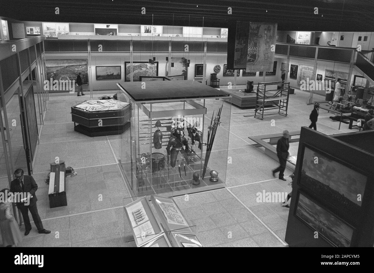 Abteilung für niederländische Geschichte wird am 21. Oktober im Rijksmuseum Amsterdam eröffnet Datum: 19. Oktober 1971 Standort: Amsterdam, Noord-Holland-Institutionenname: Rijksmuseum Stockfoto