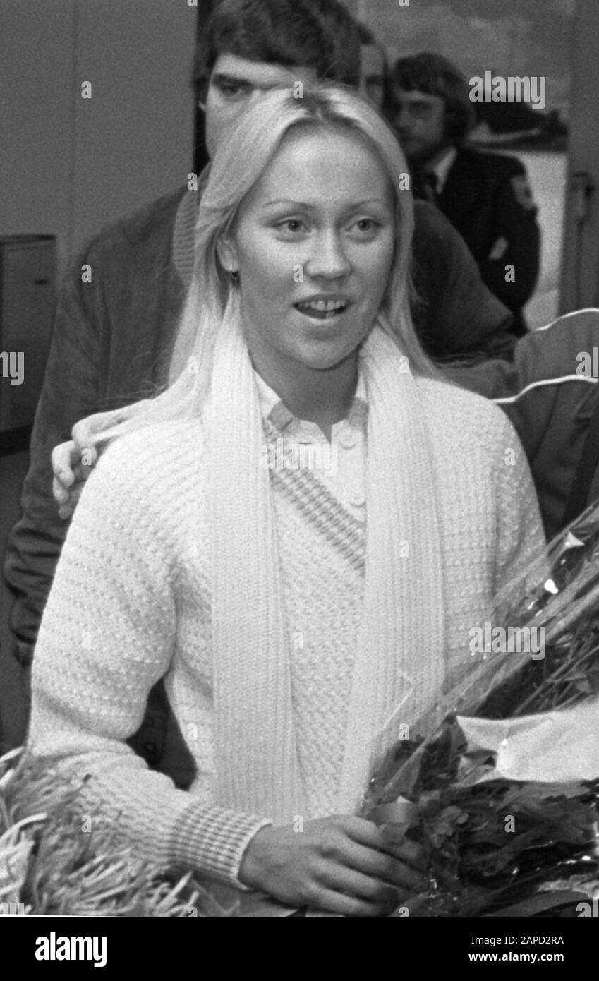 Agnetha Fältskog in den Niederlanden; Stockfoto