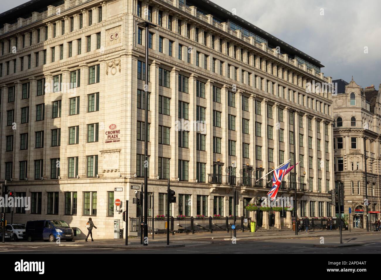 The Crowne Plaza Hotel - The City in New Bridge Street, Blackfriars, London, Großbritannien ab 2020 Stockfoto