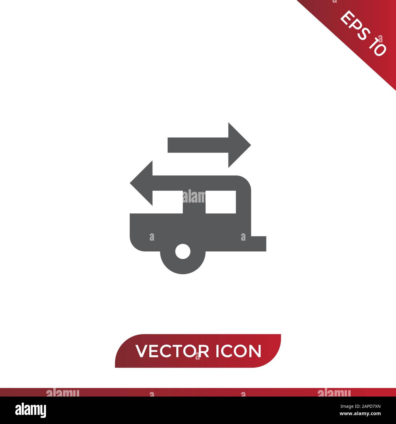 Symbol für Karawanenvektor Stock Vektor