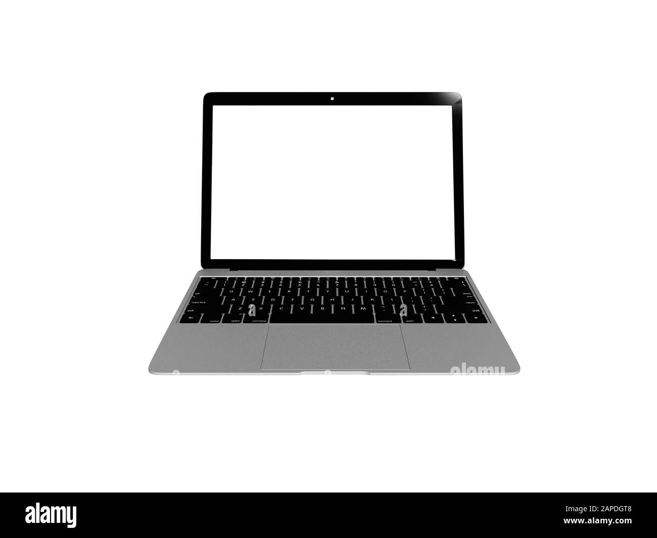 3D-Rendering des Laptops Stockfoto