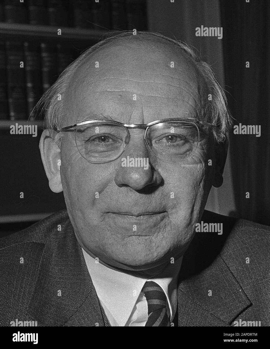 Ehemalige Finanzministerin Anne Vondeling; Stockfoto