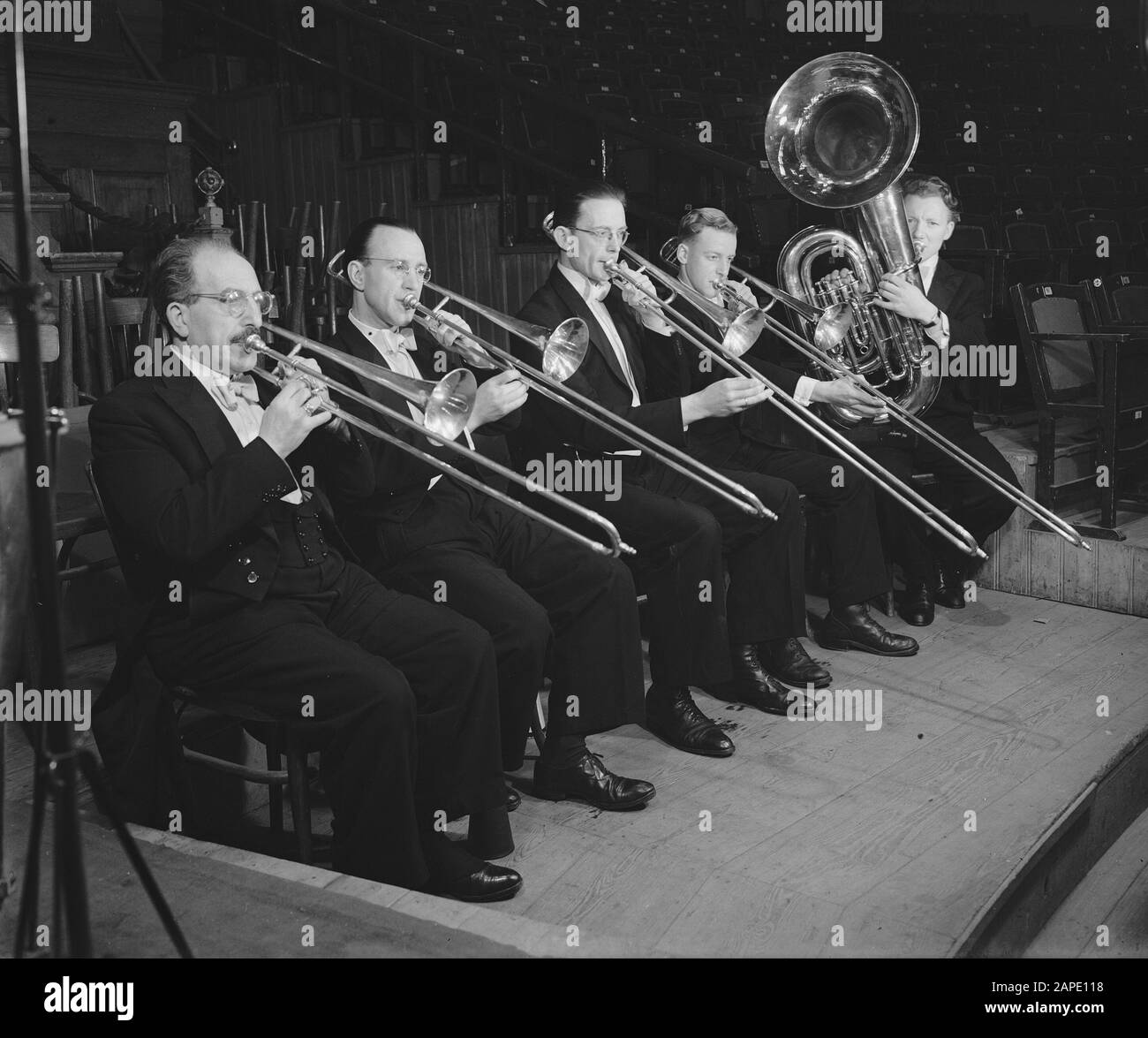 Concertgebouw Orchester Datum: 6. Februar 1946 Name Der Institution: Concertgebouw Orchester Stockfoto