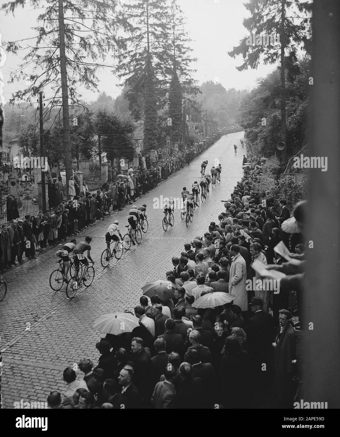 Cauberg-Criterion 1946 (Klettern) Datum: 17. August 1946 Ort: Limburger Schlüsselwörter: Sport, Radsport Stockfoto