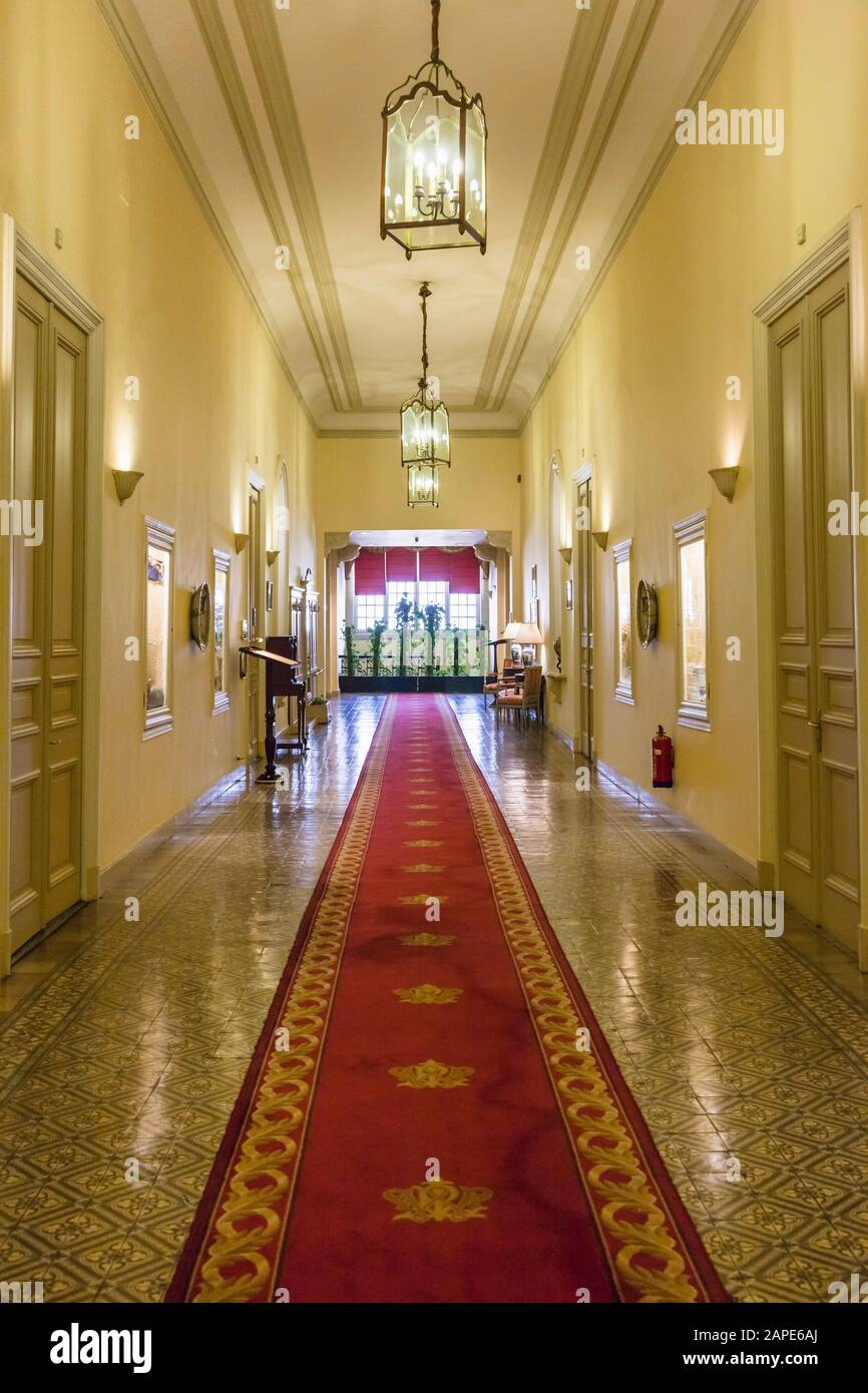 Innenbereich des Winter Palace Hotel, Luxor, Ägypten, Nordafrika, Afrika Stockfoto