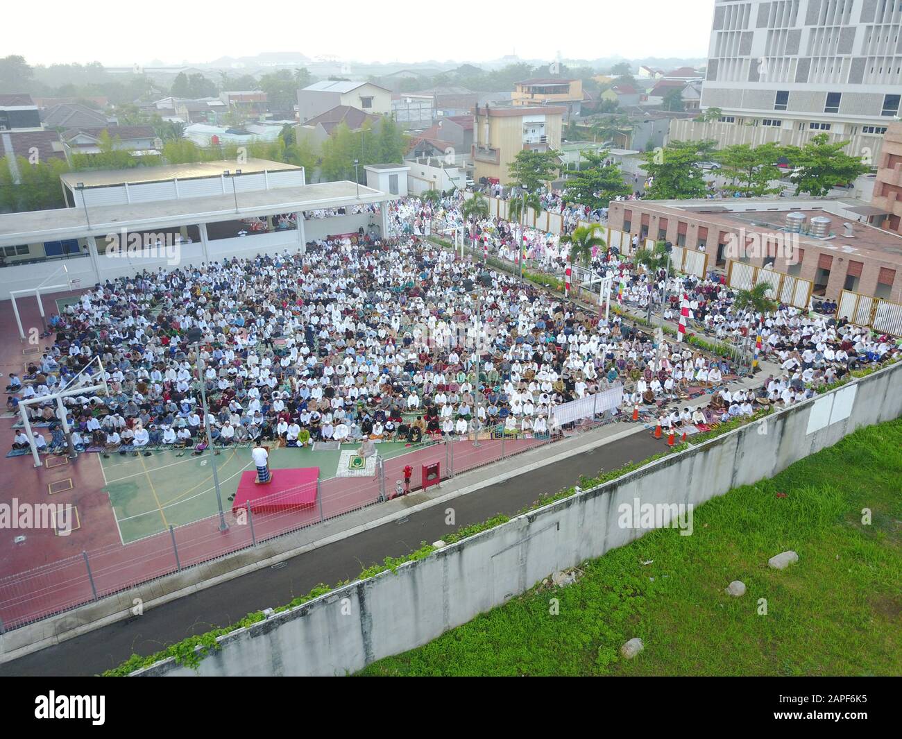 Islamisches Eid-Gebet Stockfoto