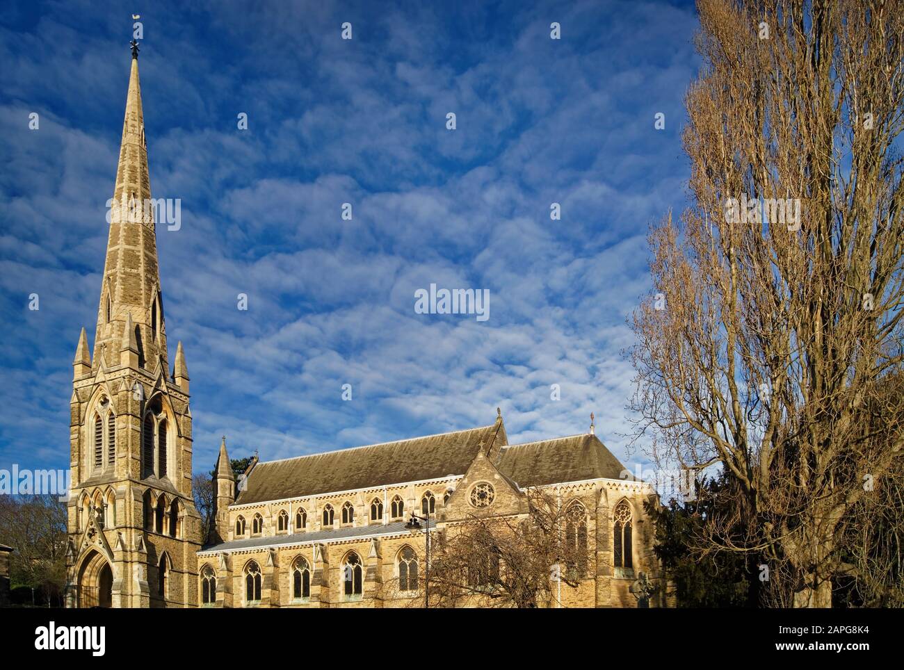 UK, South Yorkshire, Sheffield, Ranmoor, St.-Johannis Kirche Stockfoto