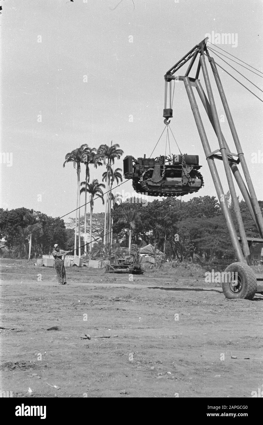 Armee Genießt Kräfte Beschreibung: Sammlung Photo Collection Service für Armee Kontakte Indonesien, Photon Nummer 259-2-3 Datum: Juli 1947 Ort: Indonesien, Niederländische Ostindien Stockfoto