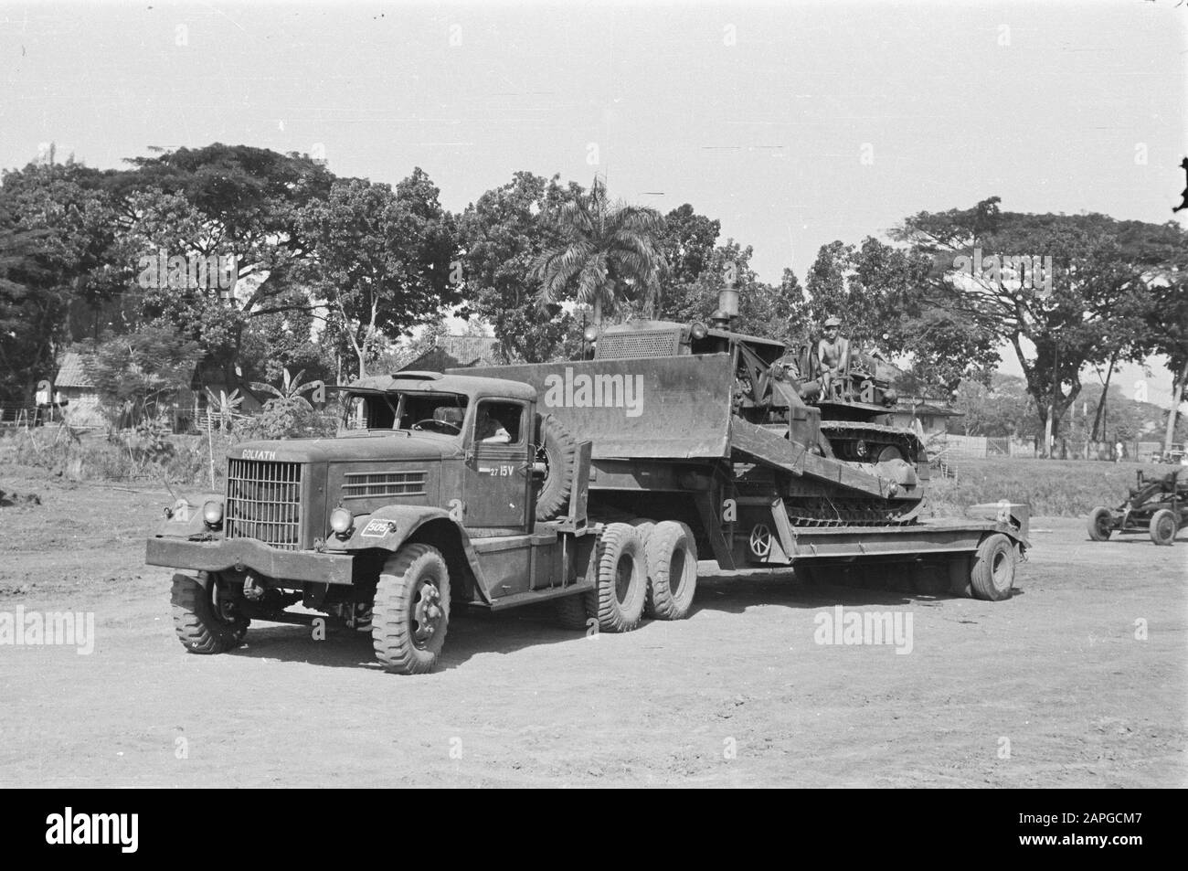 Armee Genießt Kräfte Beschreibung: Sammlung Photo Collection Service für Armee Kontakte Indonesien, Photon Nummer 259-5-1 Datum: Juli 1947 Ort: Indonesien, Niederländische Ostindien Stockfoto