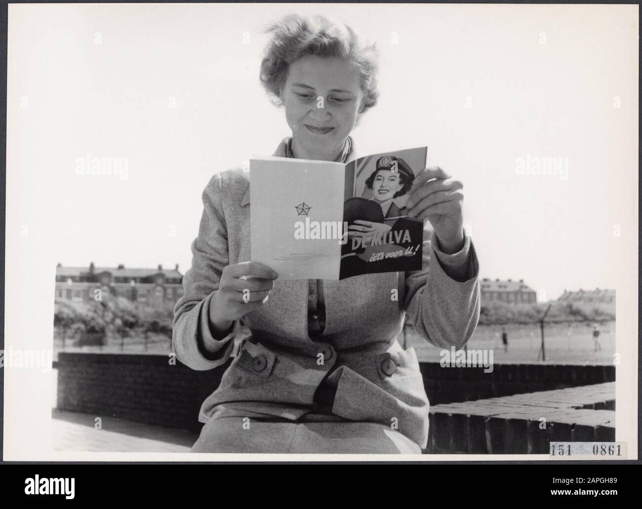 Reportage Reserve Milva Beschreibung: Sammlung Photo Collection National Information Service Own, Photon Number 151-0861 Schlüsselwörter: Militär, Militär Stockfoto