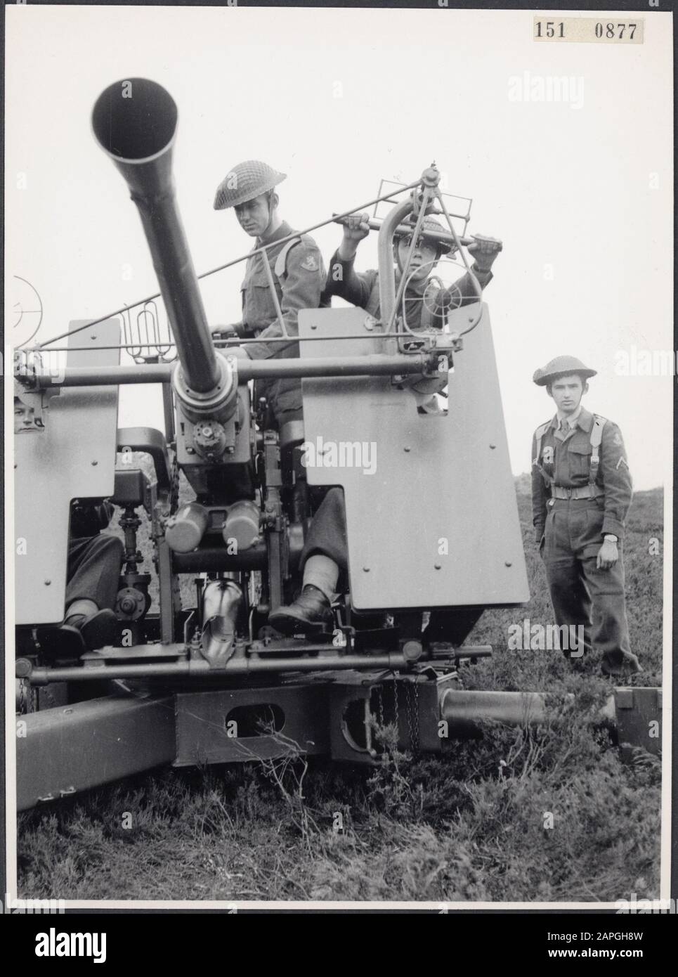 Reportage Reservisten Beschreibung: Sammlung Photo Collection National Information Service Own, Photon Number 151-0877 Schlüsselwörter: Militär, Militär Stockfoto
