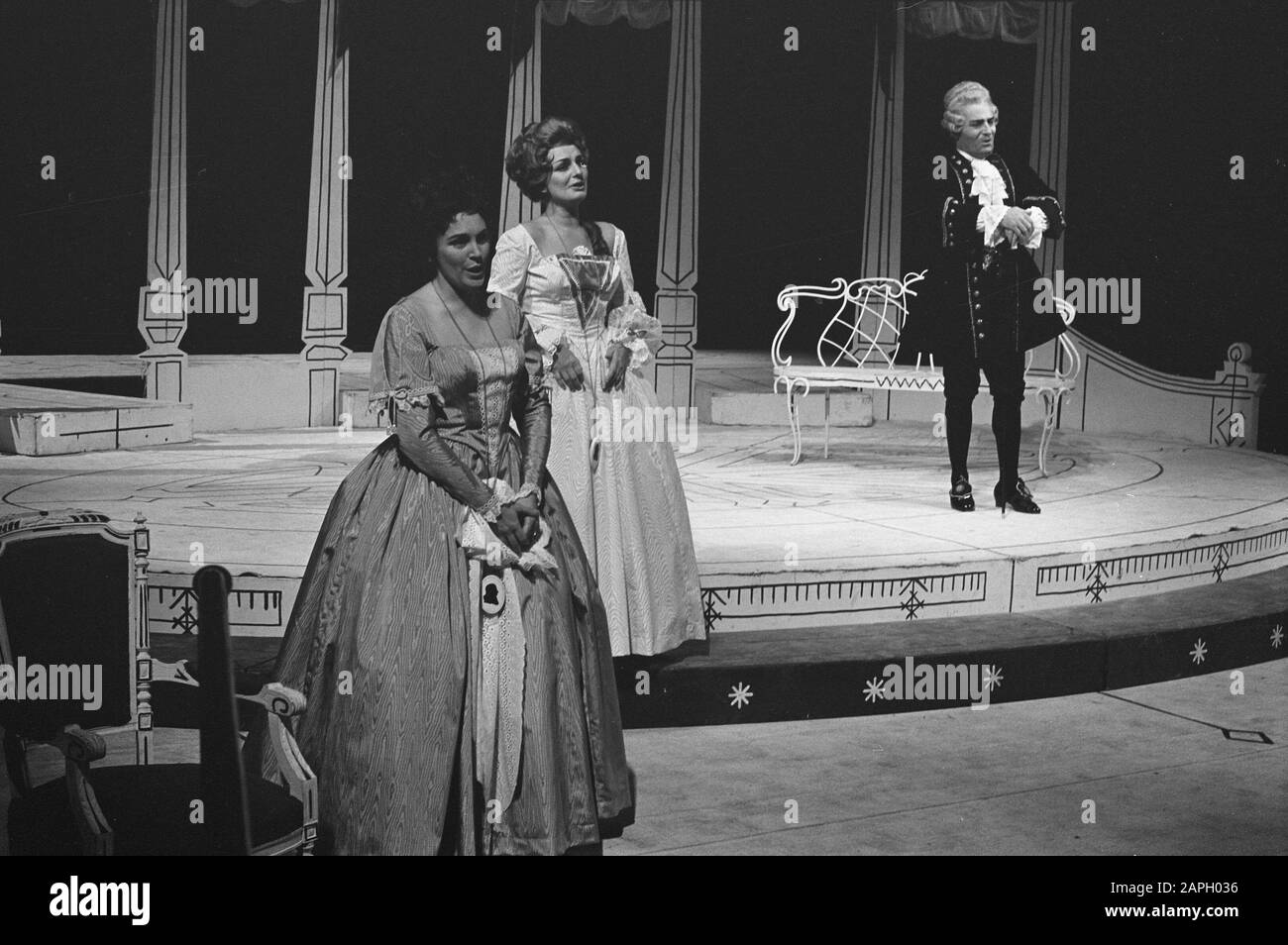 Cosi Fan Tutte, Oper, verschiedene Szenen aus dieser Oper Datum: 28. September 1962 Schlüsselwörter: Oper, SZENEN Stockfoto