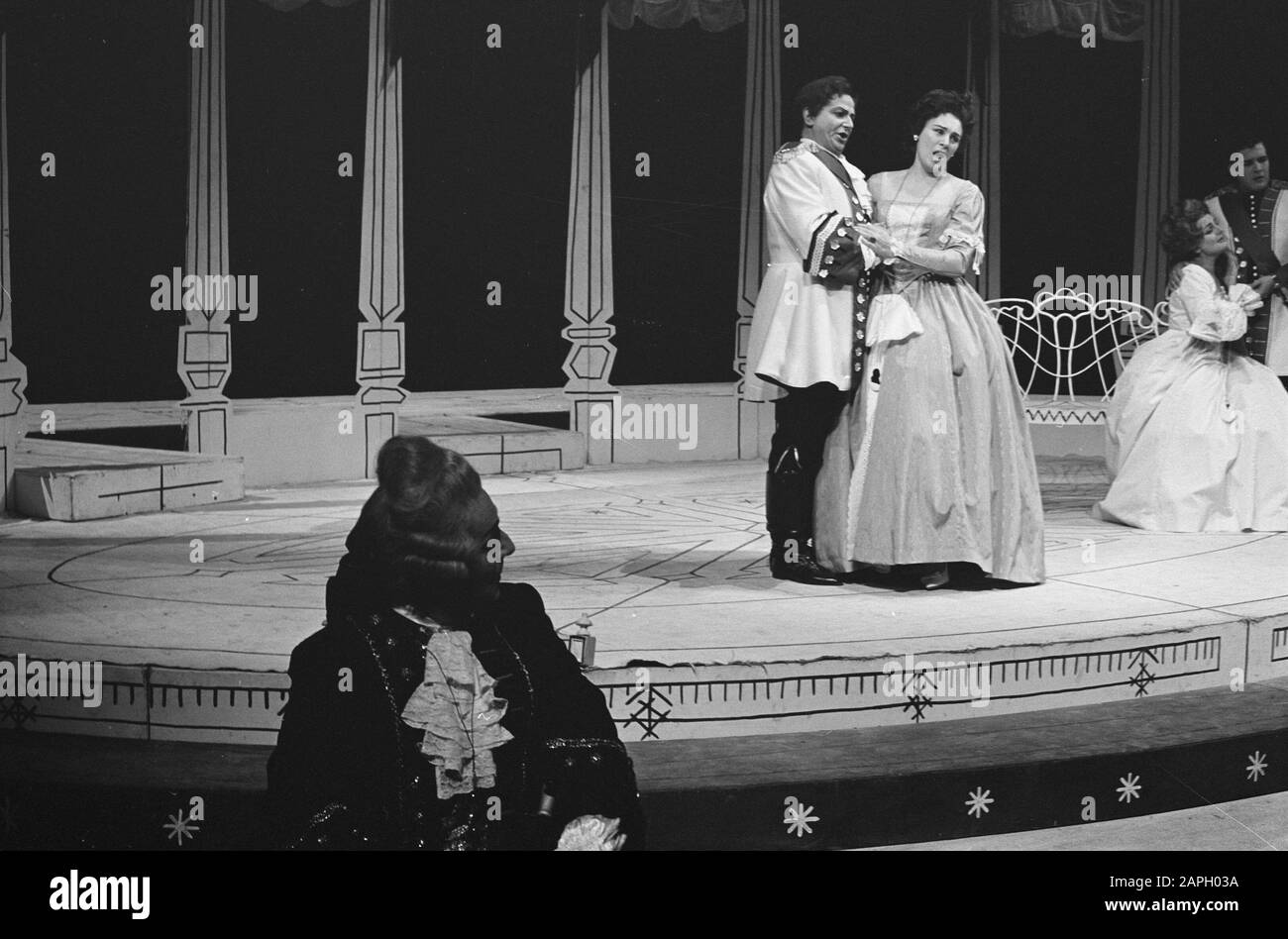 Cosi Fan Tutte, Oper, verschiedene Szenen aus dieser Oper Datum: 28. September 1962 Schlüsselwörter: Oper, SZENEN Stockfoto