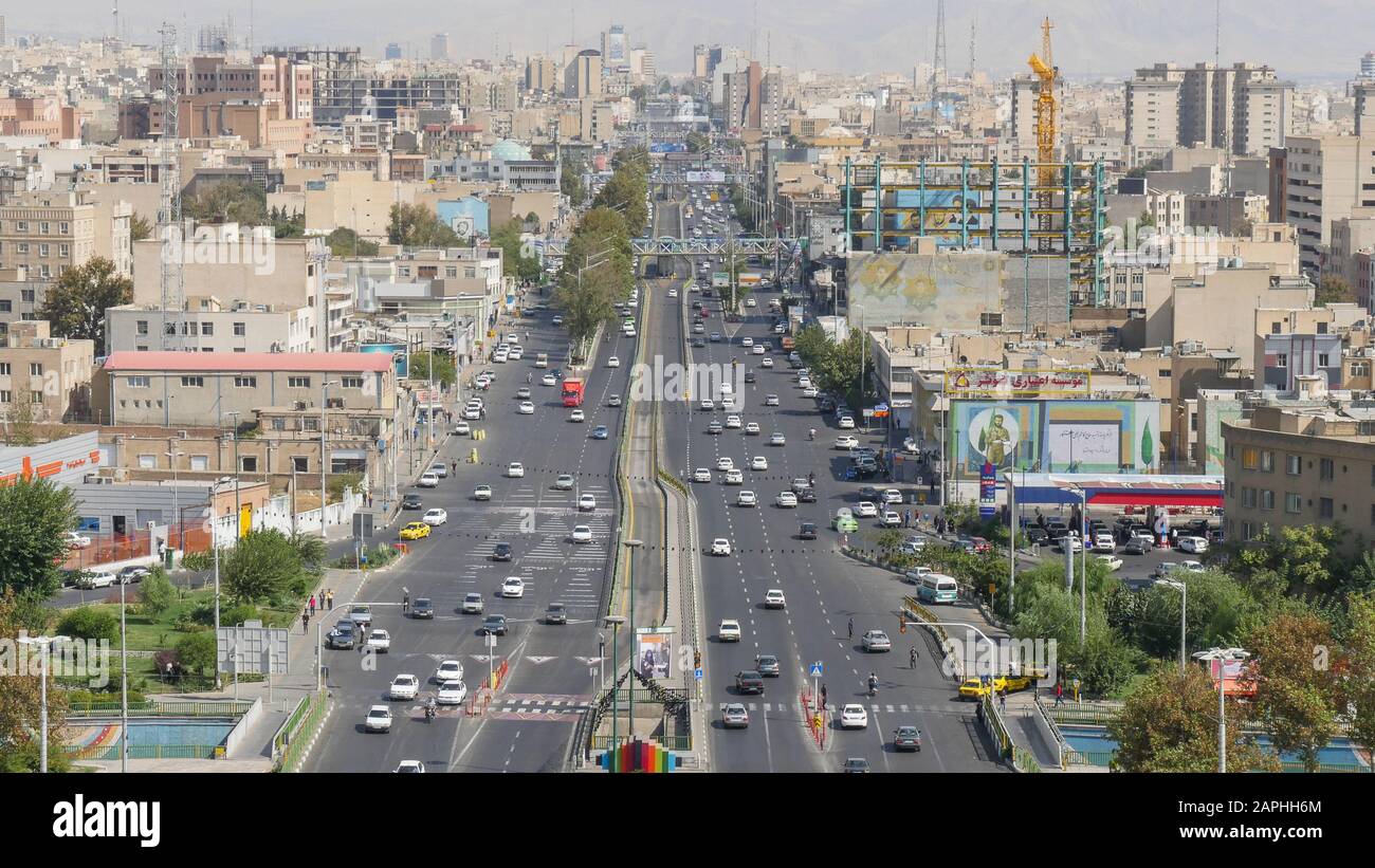 Teheran Straße (Iran) Stockfoto