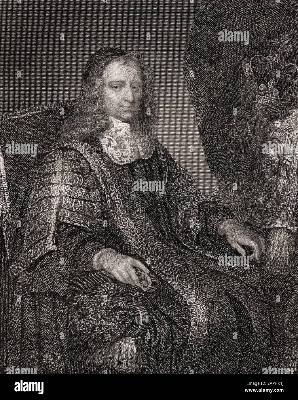 Francis Nord, 1. Baron Guilford, 1637-1685, Herr Hüter des großen Siegels, Herrn Nottingham Stockfoto