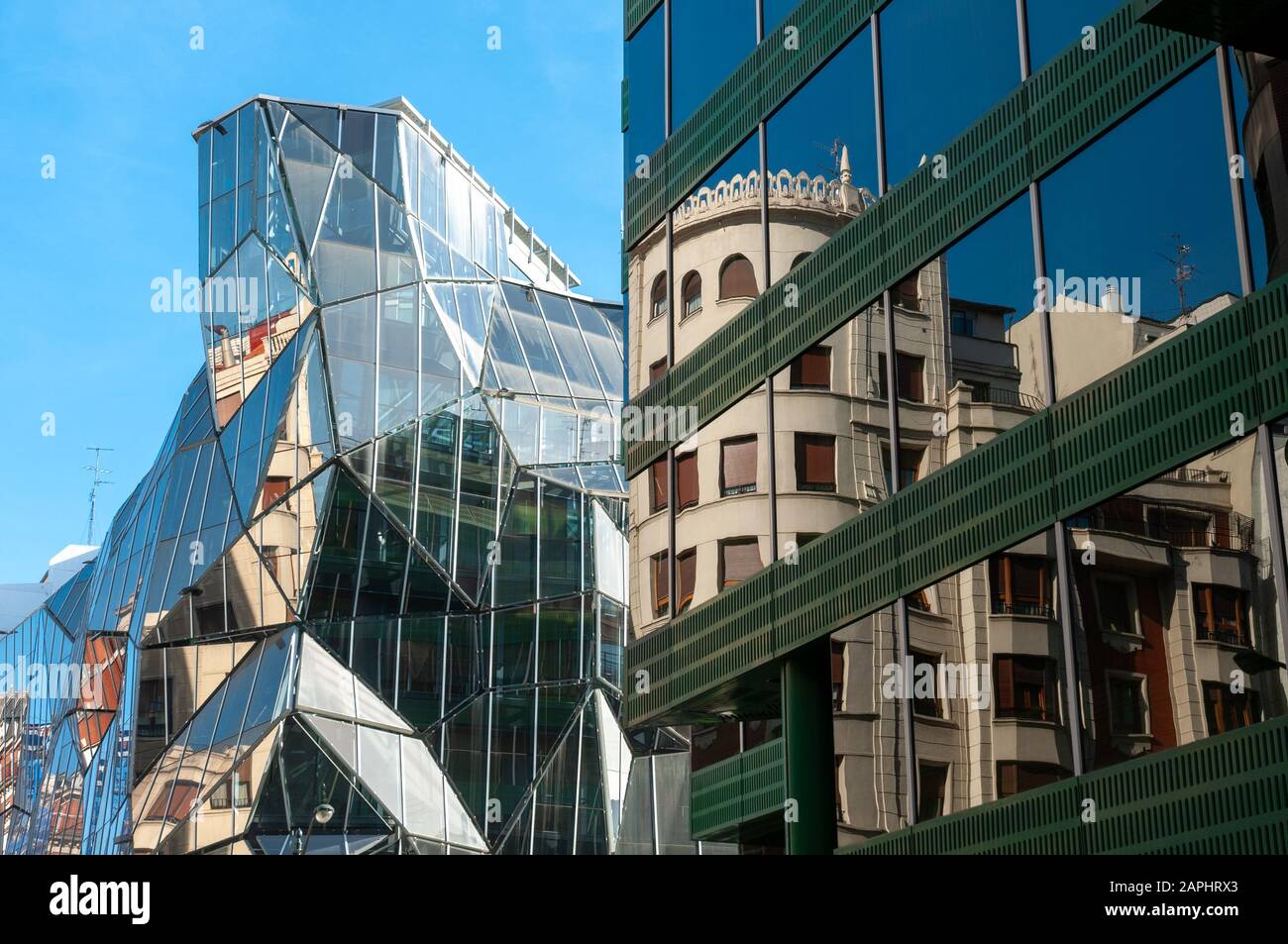 Baskische Volksgesundheit zentralen Bürogebäude. Bilbao, Vizcaya. Baskisches Land, Spanien, Europa Stockfoto