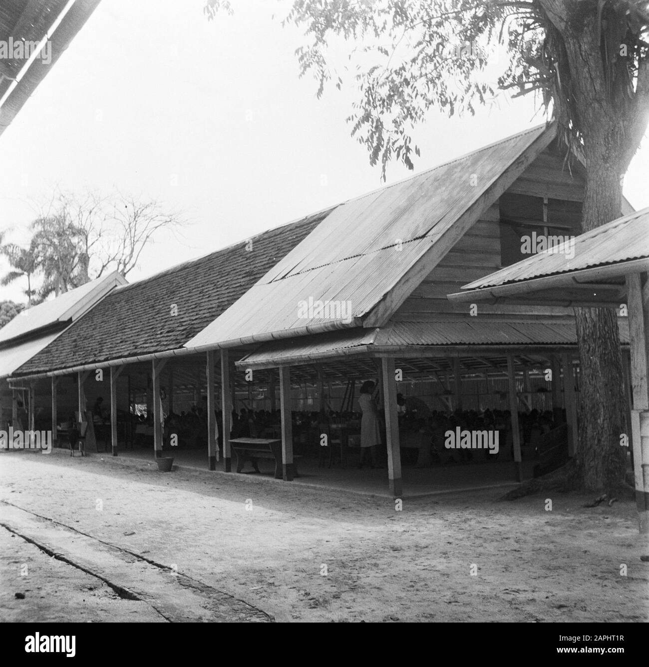 Reisen nach Suriname und zu den niederländischen Antillen Beschreibung: The Oranjeschool (Grundschule) in Paramaribo Datum: 1947 Ort: Paramaribo, Suriname Schlüsselwörter: Schools Stockfoto