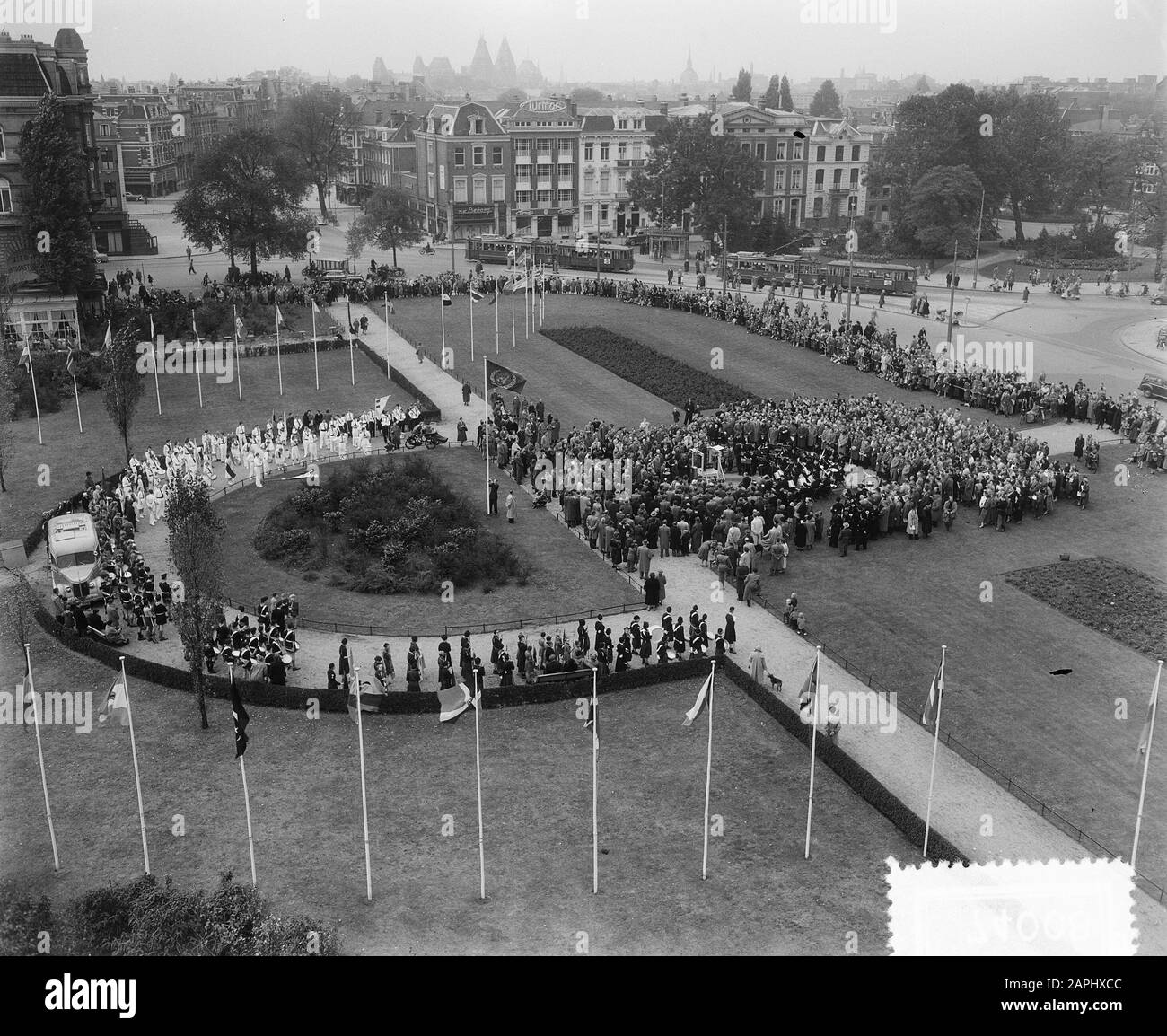 Jahrestag der Vereinten Nationen in Amsterdam Datum: 23. Oktober 1955 Ort: Amsterdam, Noord-Holland Stockfoto