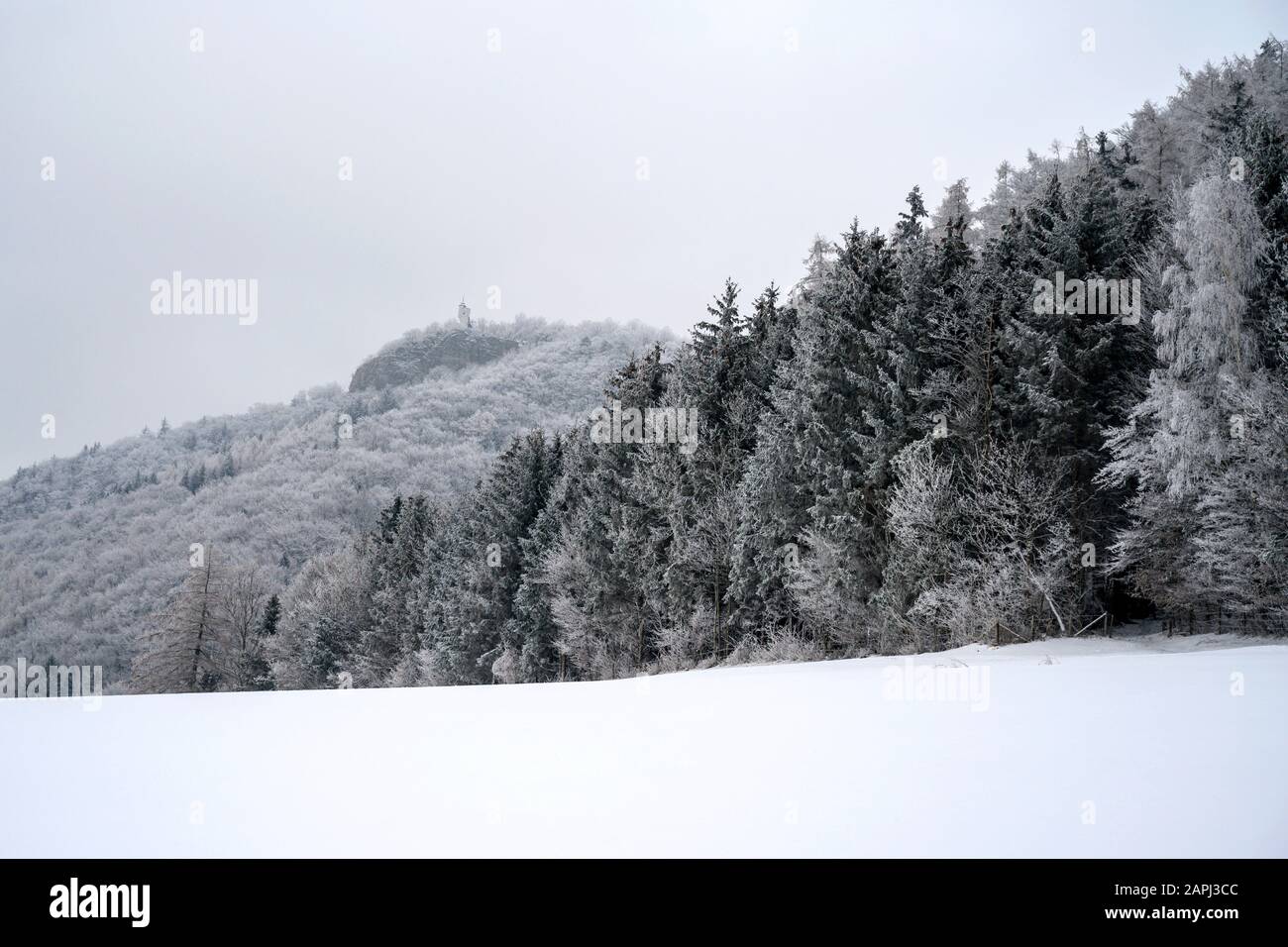 Österreich, Niederösterreichischen, Mostviertel, Ötscherland, Scheibbs, Blasenstein mit Urlinger Warte Stockfoto