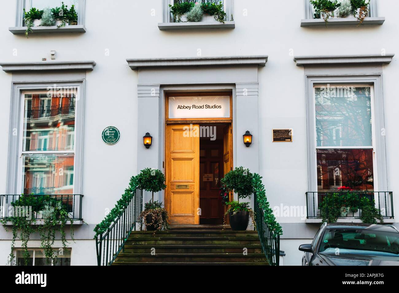 London, Großbritannien/Europa; 22/12/2019: Abbey Road Studios in London Stockfoto