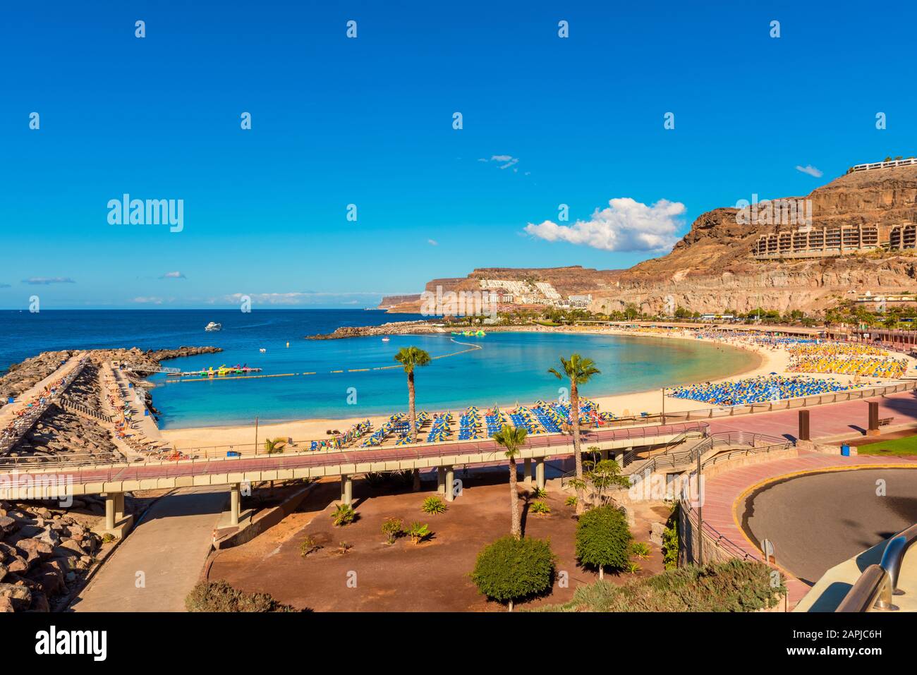 Küstendorf Amadores Gran Canaria Spanien Stockfoto