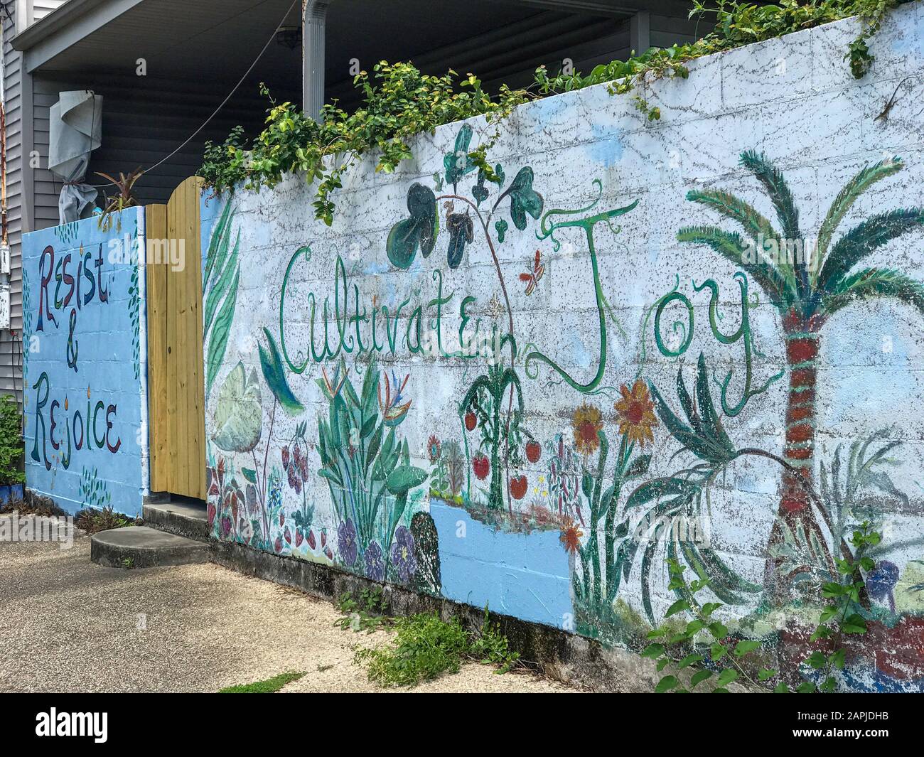 Straßengraffiti. New Orleans, Louisiana. Stockfoto