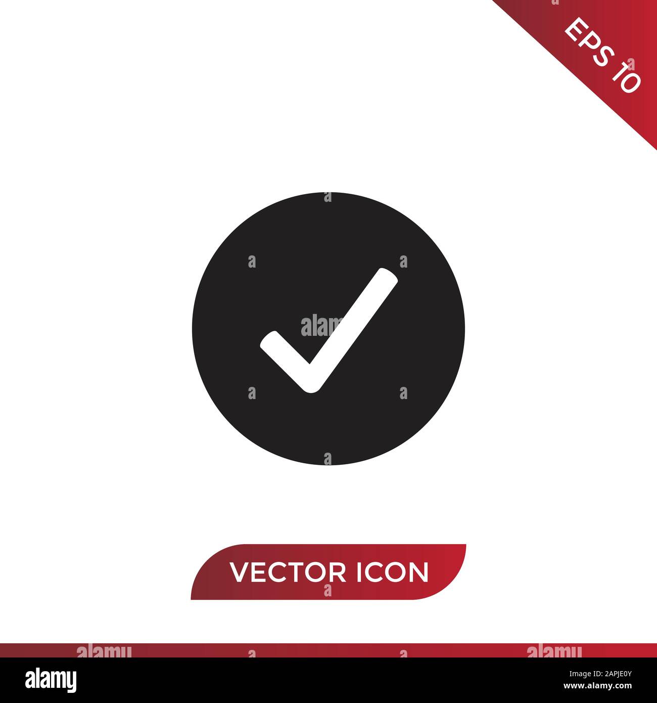 Aktivieren Sie das Vektorsymbol, und aktivieren Sie das Symbol in modernem Design für Website und mobile App Stock Vektor