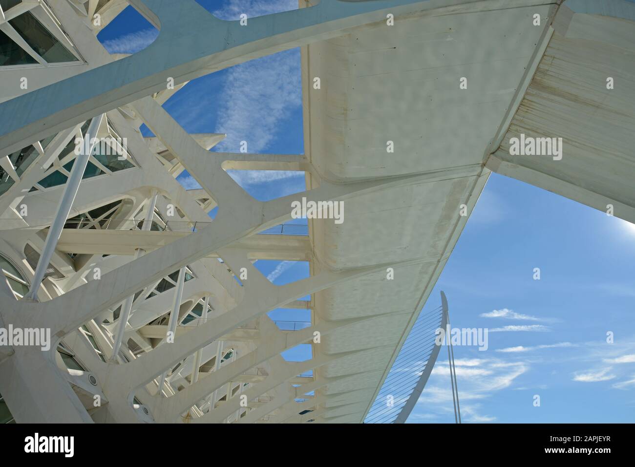 Valencia und die Architektur von Santiago Calatrava Stockfoto