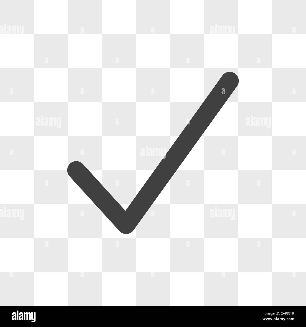 Markieren vektor Symbol im modernen Stil für Website und mobile App prüfen Stock Vektor