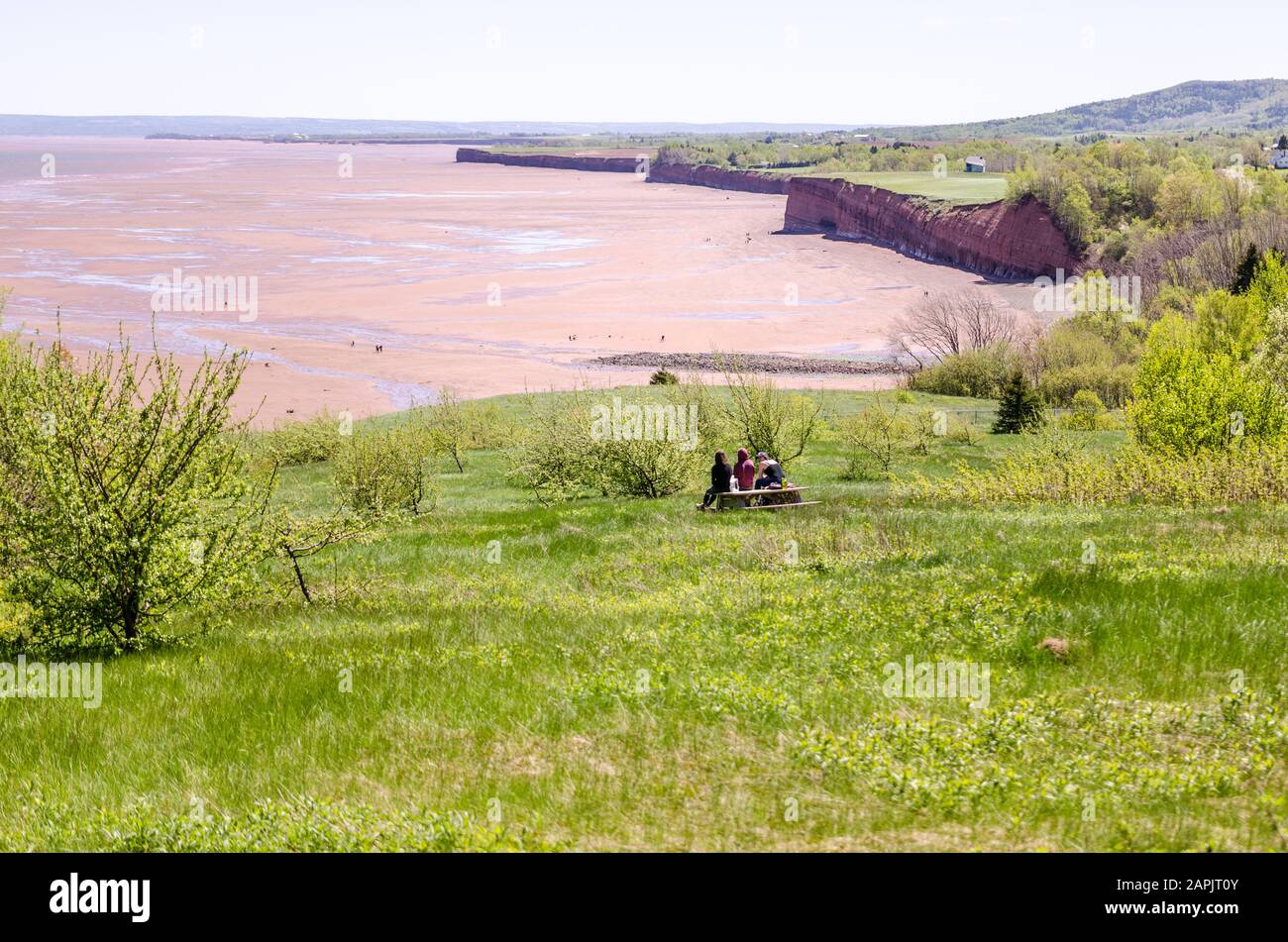 Bomidon Park, Minas Basin, Nova Scotia, Kanada Stockfoto