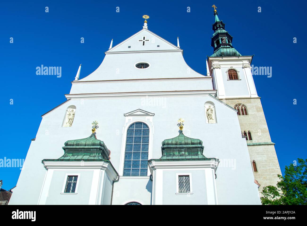 St.-Veit-Kirche in Krems an der Donau, Österreich Stockfoto