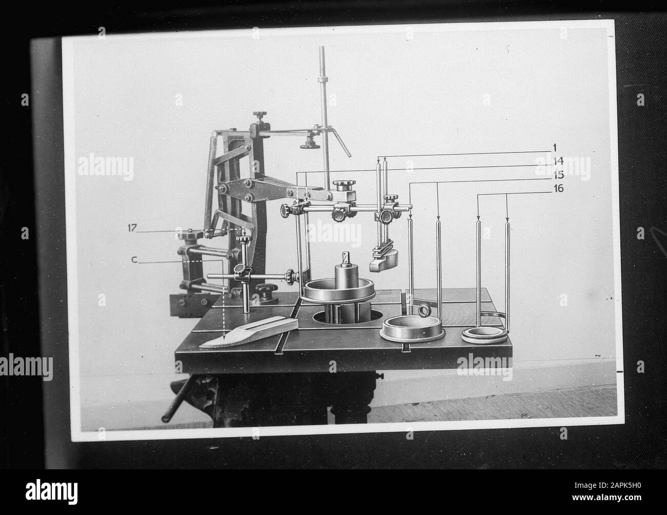 6x9 Schweizerische Sicherheitsfräsmaschine Datum: Undatierte Stichwörter: Schutz, Fräsmaschinen Stockfoto