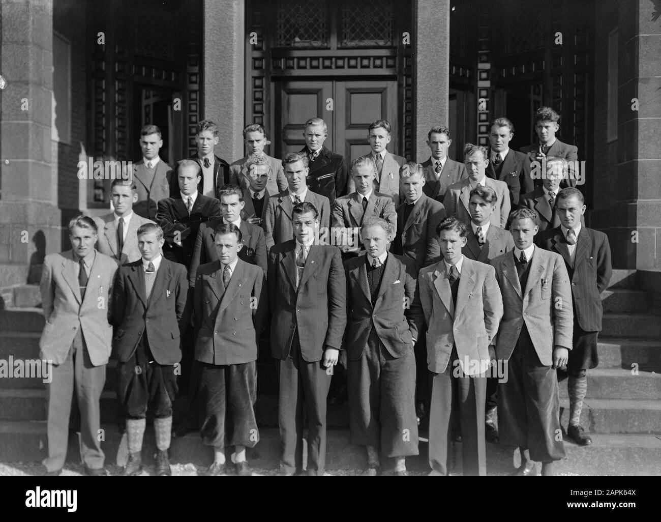 1950-1952 Datum: Undatierte Stichwörter: Kurspupillen, Gruppenfoto Stockfoto