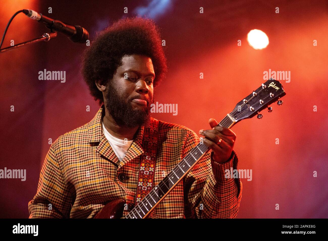 Michael Kiwauka lebt in Mailand im Fabrique Milano Stockfoto