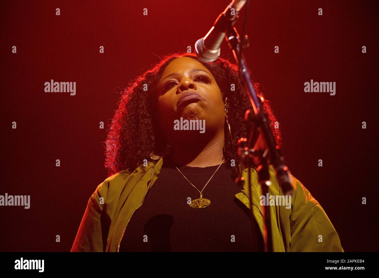 Michael Kiwauka lebt in Mailand im Fabrique Milano Stockfoto