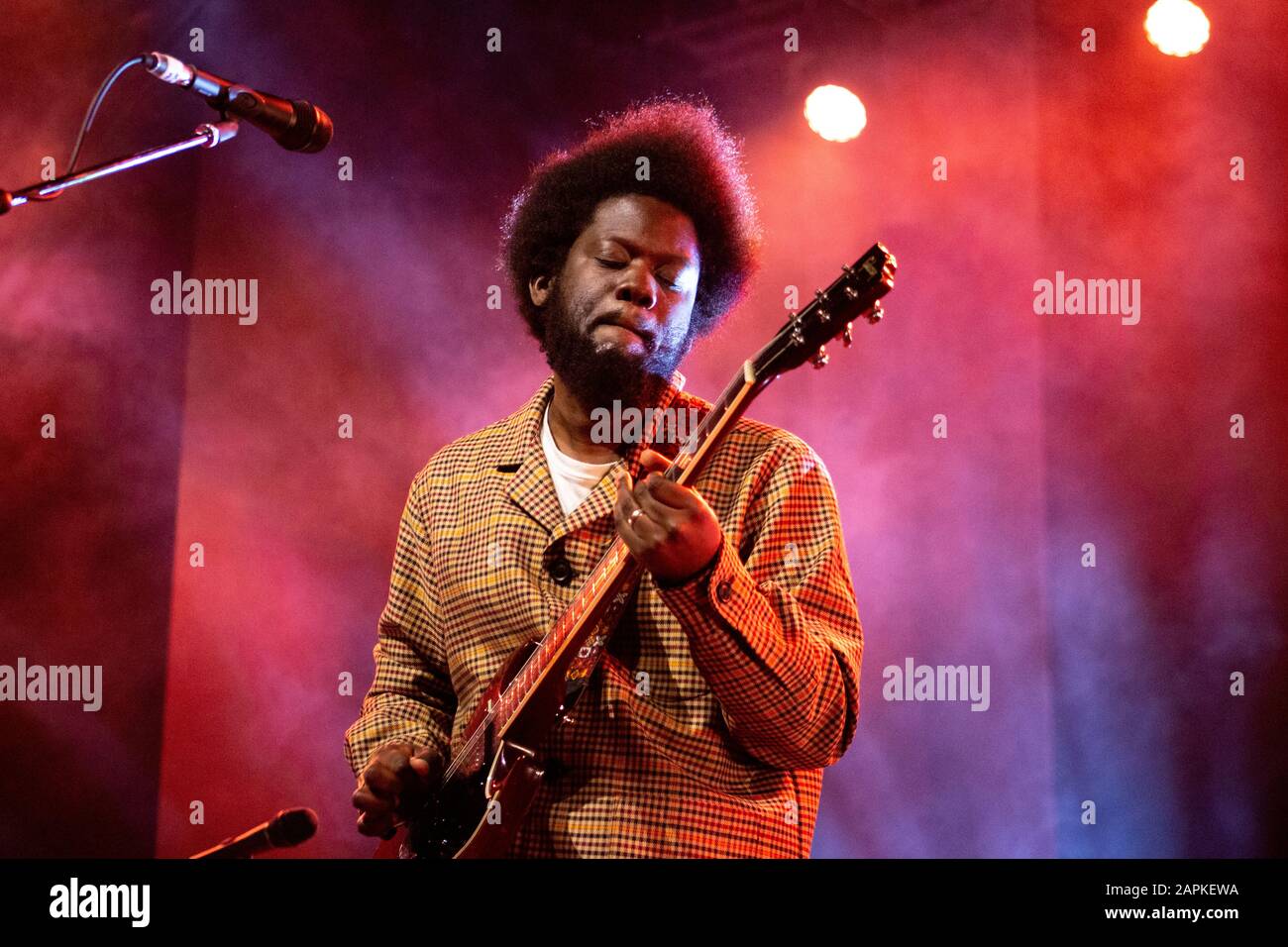 Michael Kiwauka lebt in Mailand im Fabrique Milano Stockfoto