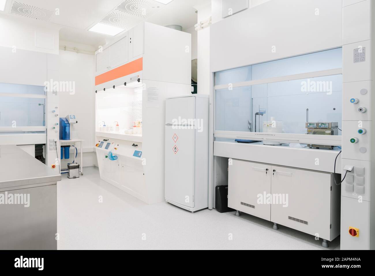 Im Inneren eines Labors Stockfoto