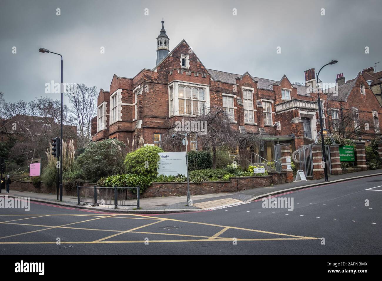 Außenansicht von Camden Arts Center, Arkwright Road, London, NW3, Großbritannien Stockfoto