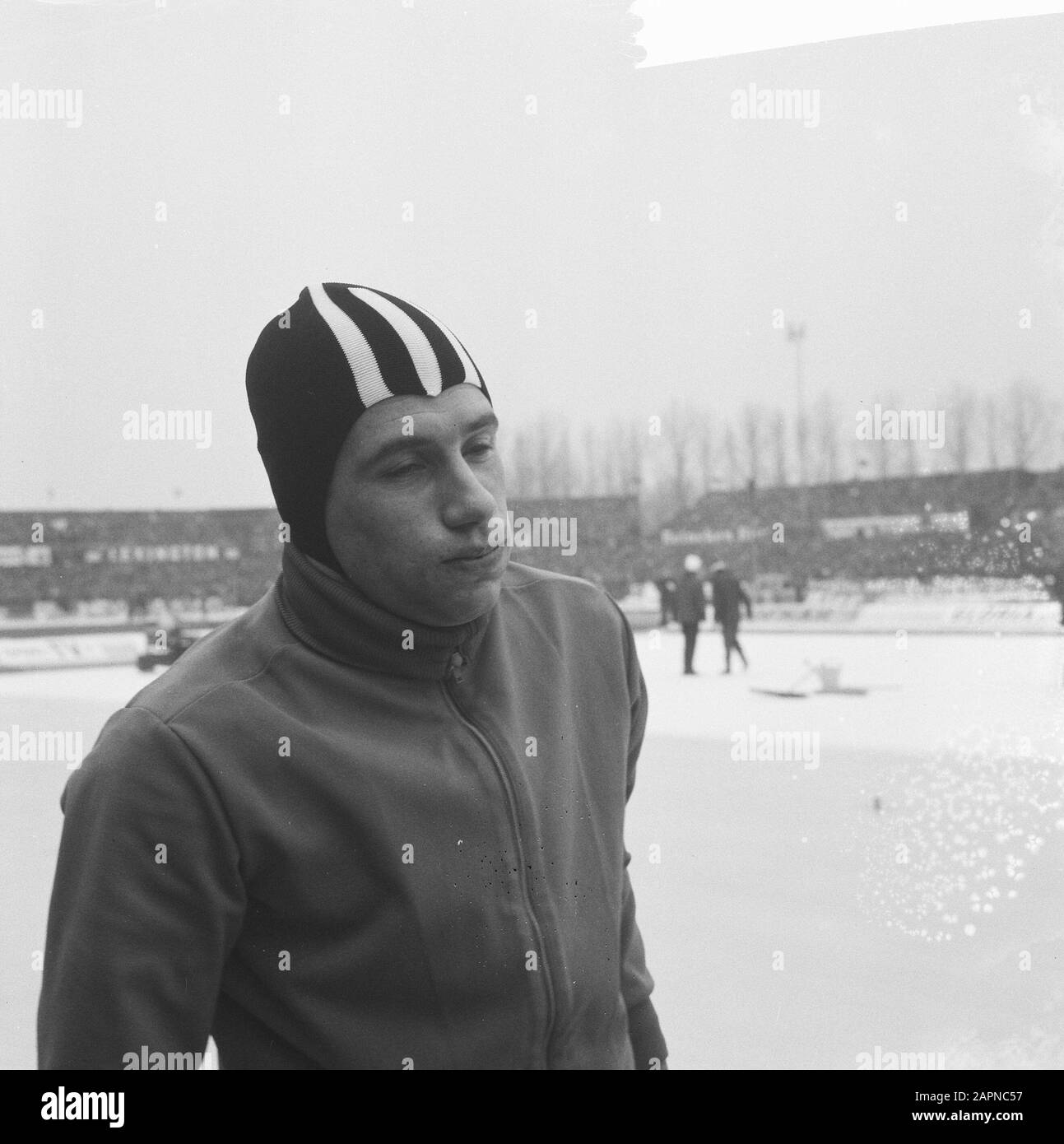Skating Europameisterschaften in Deventer Datum: 23. Januar 1966 Ort: Deventer Schlüsselwörter: SCHAATS CHAMPIES Stockfoto