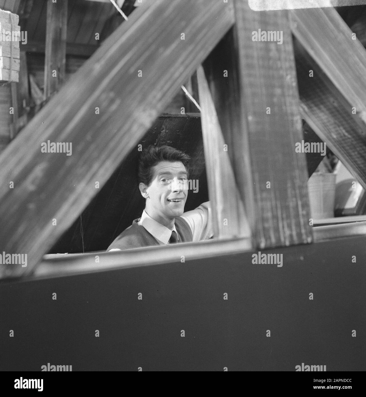 Rudi Carrell TV-Show, Rudi Carrell Datum: 19. April 1966 Schlagwörter: TV-Shows persönlicher Name: Carrell, Rudi Stockfoto