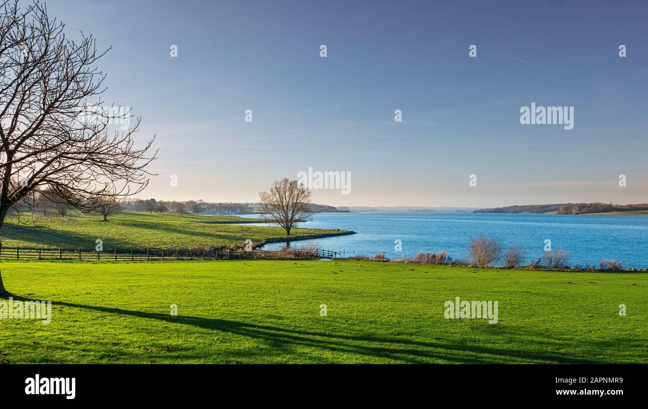 Rutland Water ist einer der größten künstlichen Seen Europas. Stockfoto